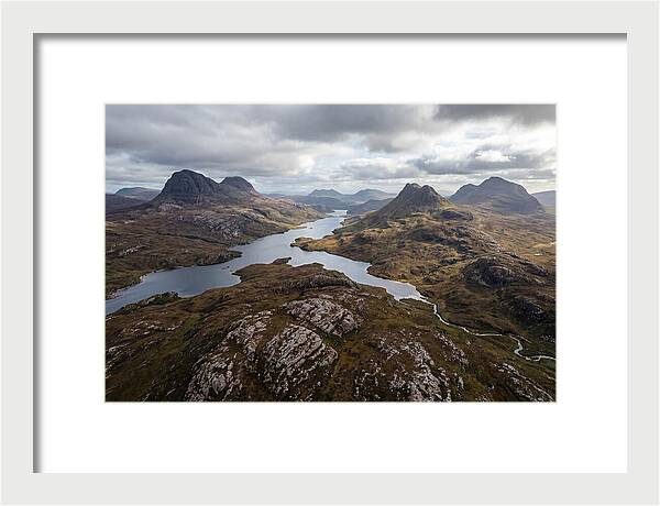Loch Assynt And Suilven From Above