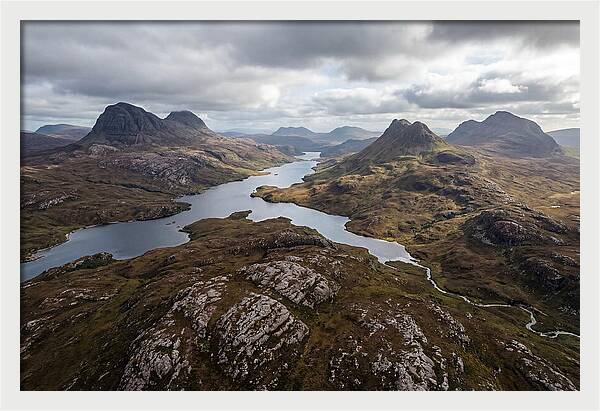 Loch Assynt And Suilven From Above