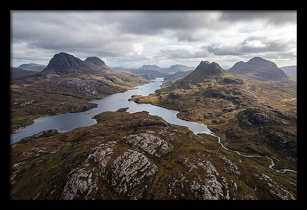 Loch Assynt And Suilven From Above