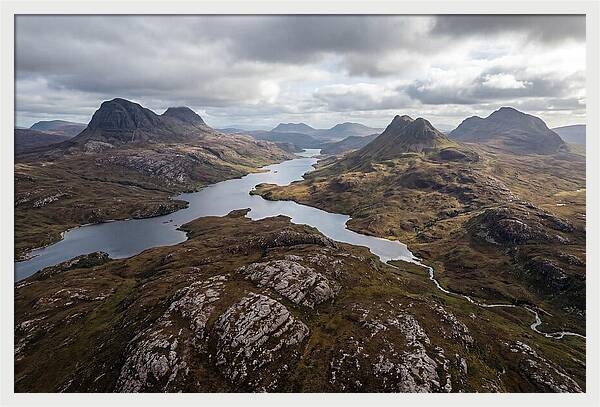 Loch Assynt And Suilven From Above