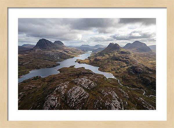 Loch Assynt And Suilven From Above