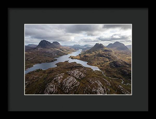 Loch Assynt And Suilven From Above