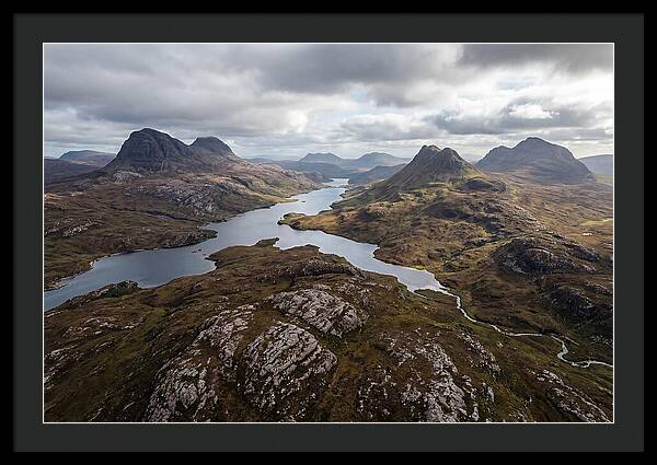 Loch Assynt And Suilven From Above