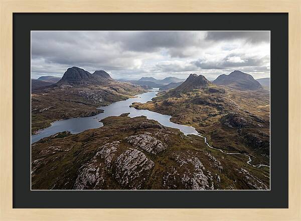 Loch Assynt And Suilven From Above