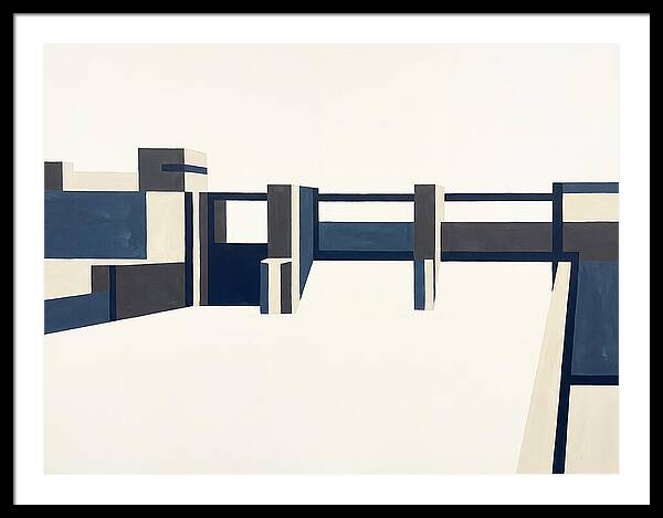 Lock And Dam Minimalism