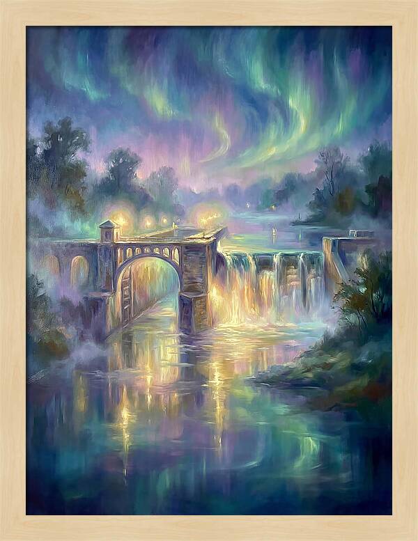 Lock And Dam Scene