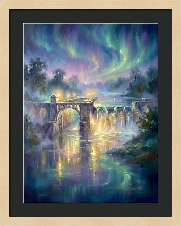 Lock And Dam Scene