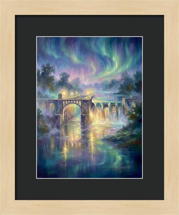 Lock And Dam Scene