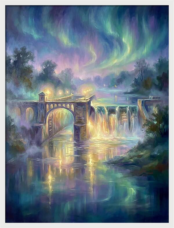 Lock And Dam Scene