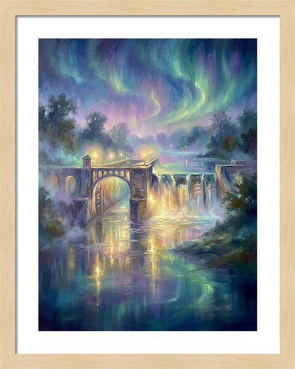 Lock And Dam Scene