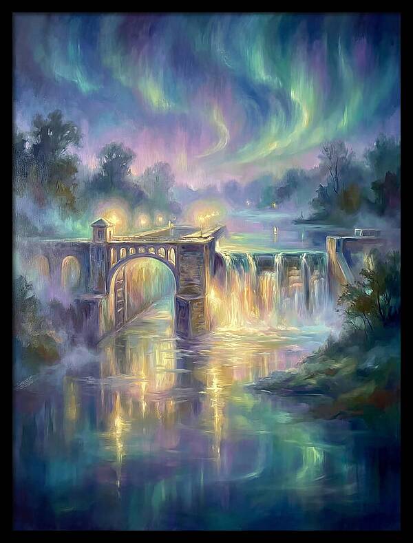Lock And Dam Scene
