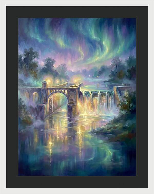 Lock And Dam Scene