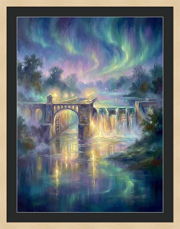 Lock And Dam Scene
