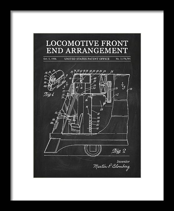 Locomotive Front End Arrangement Chalkboard Patent Us2170791