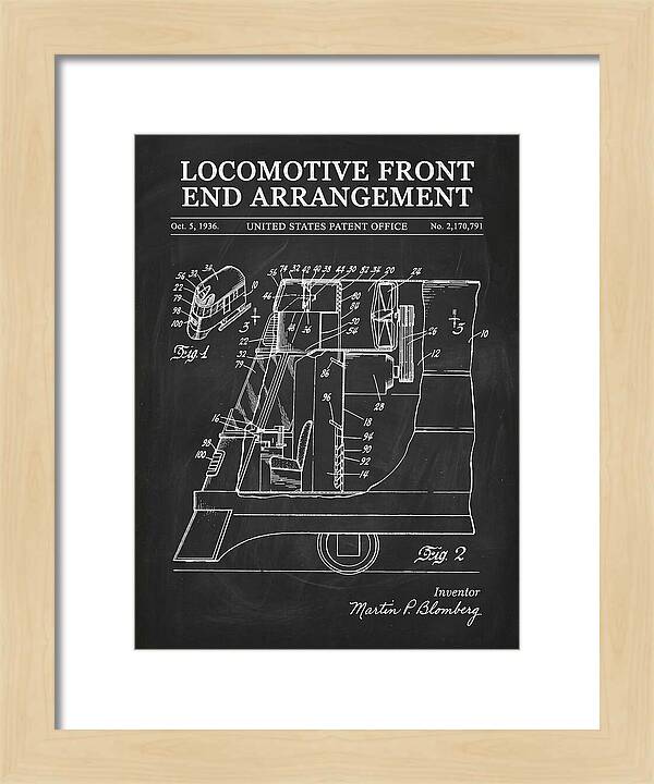 Locomotive Front End Arrangement Chalkboard Patent Us2170791