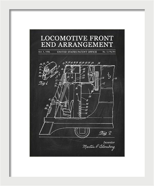 Locomotive Front End Arrangement Chalkboard Patent Us2170791