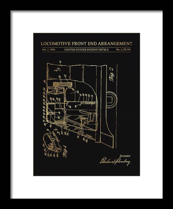 Locomotive Front End Arrangement Gold Patent Us2170791