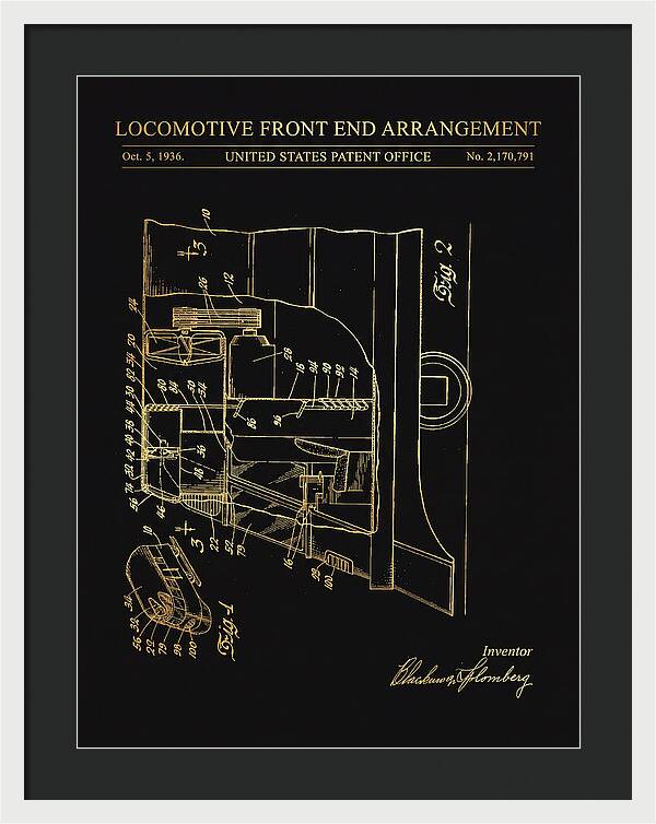 Locomotive Front End Arrangement Gold Patent Us2170791