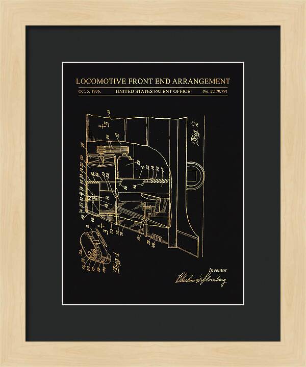 Locomotive Front End Arrangement Gold Patent Us2170791