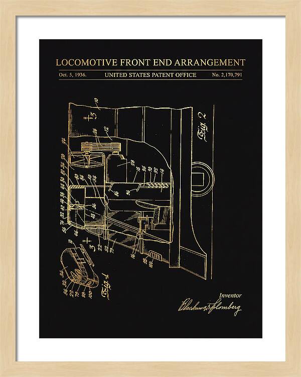 Locomotive Front End Arrangement Gold Patent Us2170791