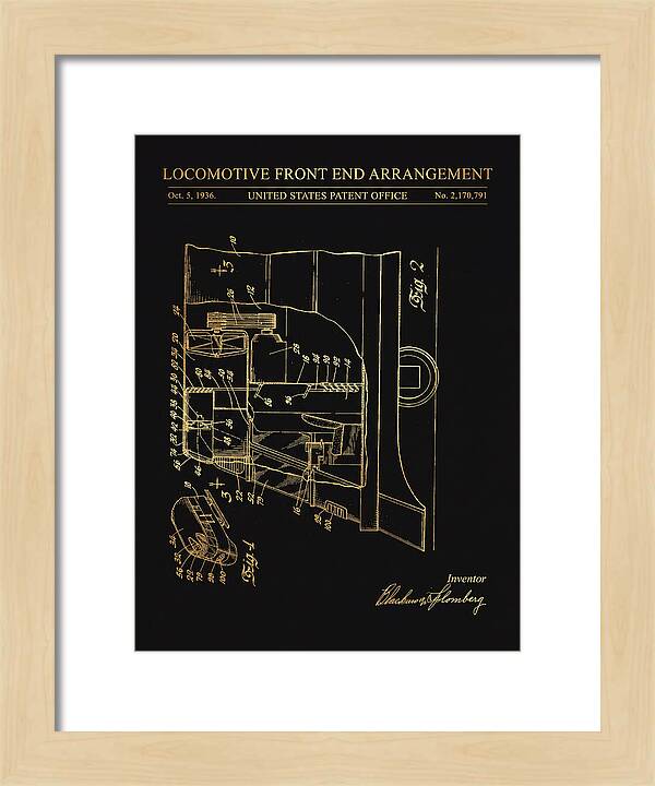 Locomotive Front End Arrangement Gold Patent Us2170791