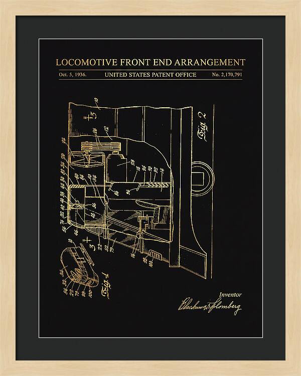 Locomotive Front End Arrangement Gold Patent Us2170791
