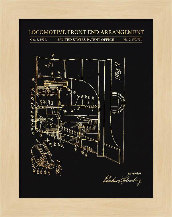 Locomotive Front End Arrangement Gold Patent Us2170791