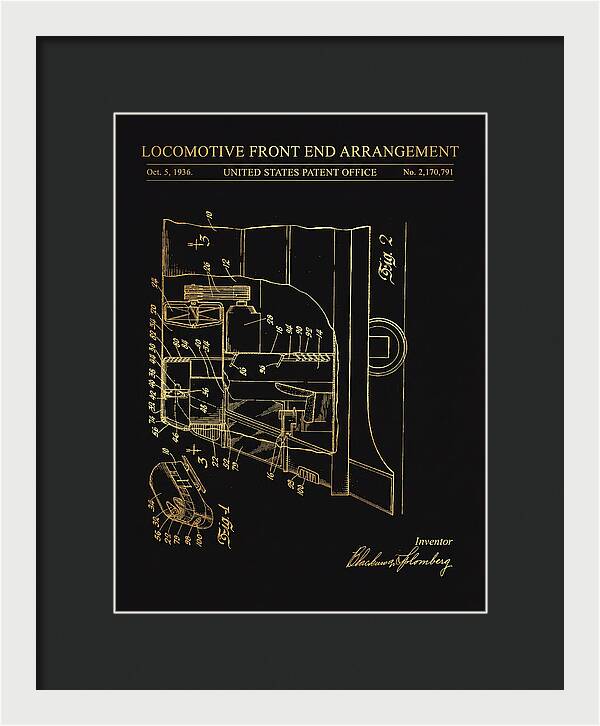 Locomotive Front End Arrangement Gold Patent Us2170791