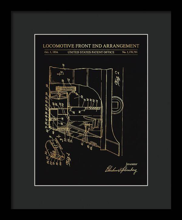 Locomotive Front End Arrangement Gold Patent Us2170791