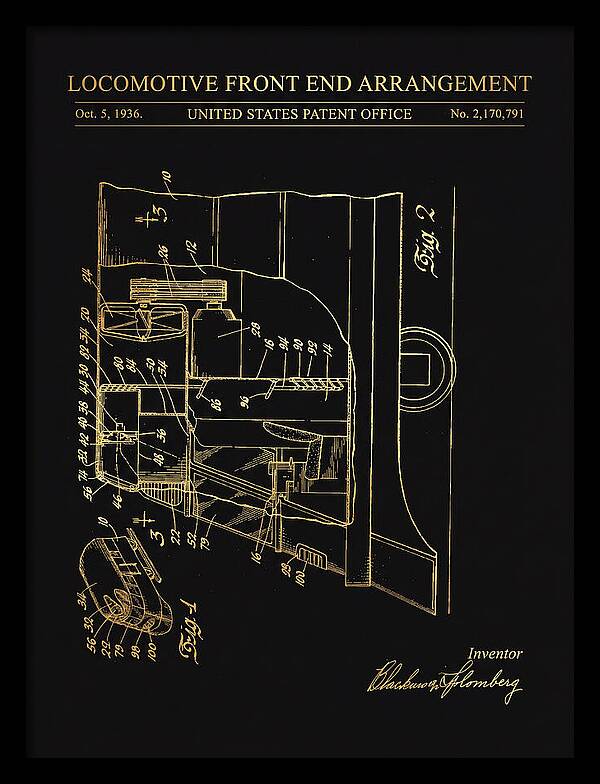 Locomotive Front End Arrangement Gold Patent Us2170791