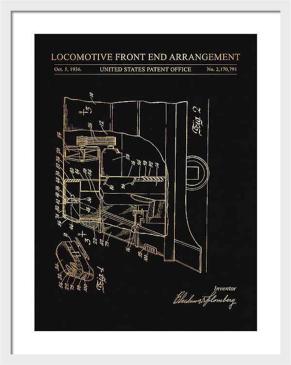 Locomotive Front End Arrangement Gold Patent Us2170791