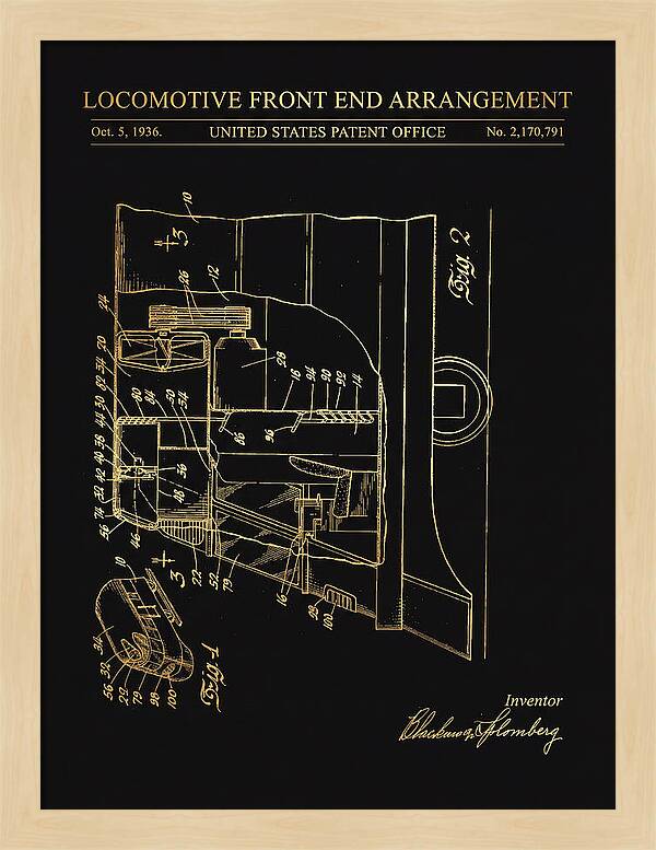 Locomotive Front End Arrangement Gold Patent Us2170791