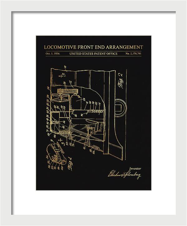 Locomotive Front End Arrangement Gold Patent Us2170791