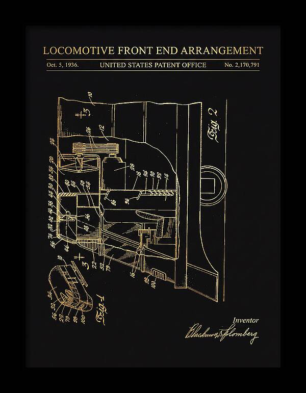 Locomotive Front End Arrangement Gold Patent Us2170791