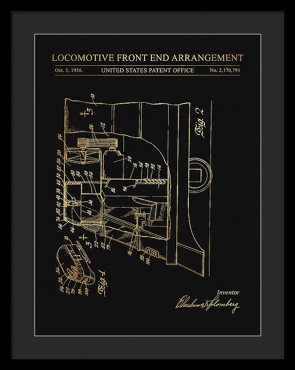 Locomotive Front End Arrangement Gold Patent Us2170791