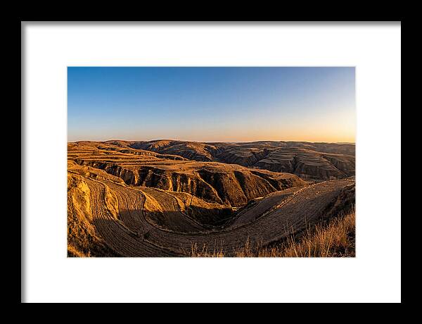 Loess Hills Panorama At Dusk