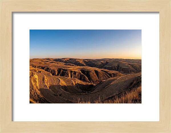 Loess Hills Panorama At Dusk