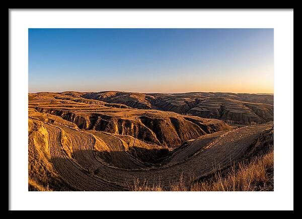 Loess Hills Panorama At Dusk