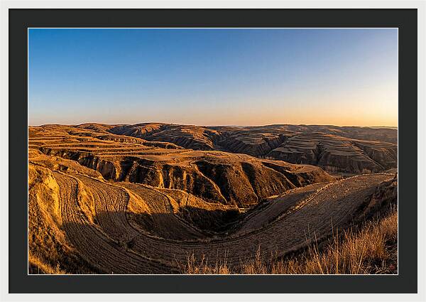 Loess Hills Panorama At Dusk