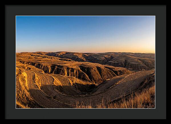 Loess Hills Panorama At Dusk