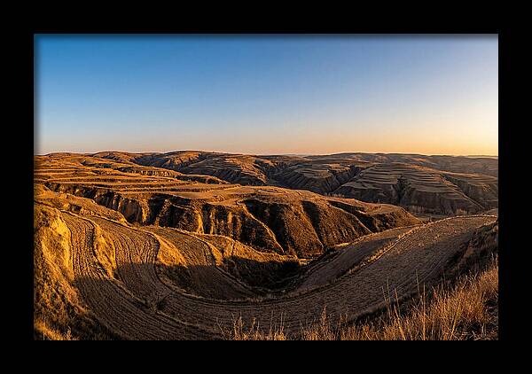 Loess Hills Panorama At Dusk