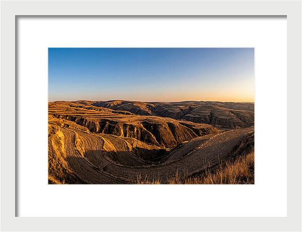 Loess Hills Panorama At Dusk