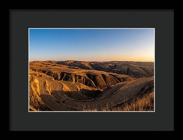Loess Hills Panorama At Dusk