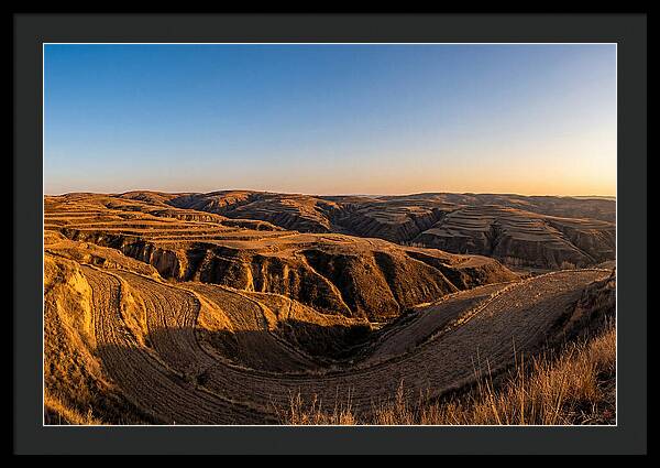Loess Hills Panorama At Dusk