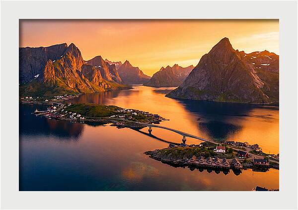 Lofoten Islands Serenity At Sunset