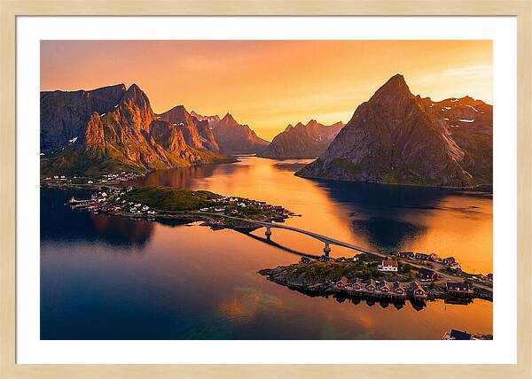 Lofoten Islands Serenity At Sunset