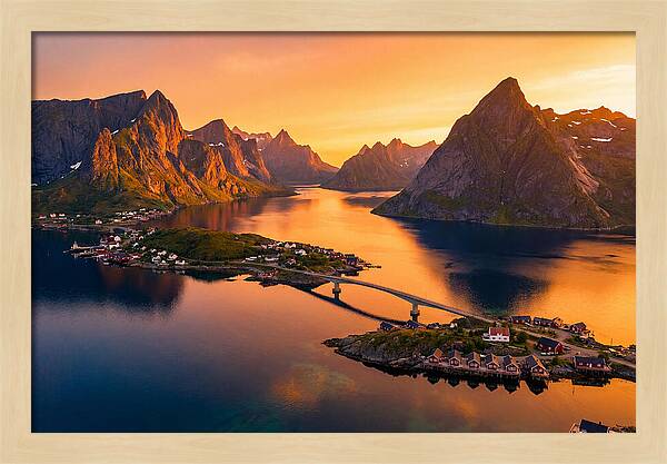 Lofoten Islands Serenity At Sunset