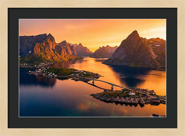 Lofoten Islands Serenity At Sunset