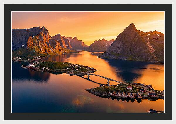 Lofoten Islands Serenity At Sunset
