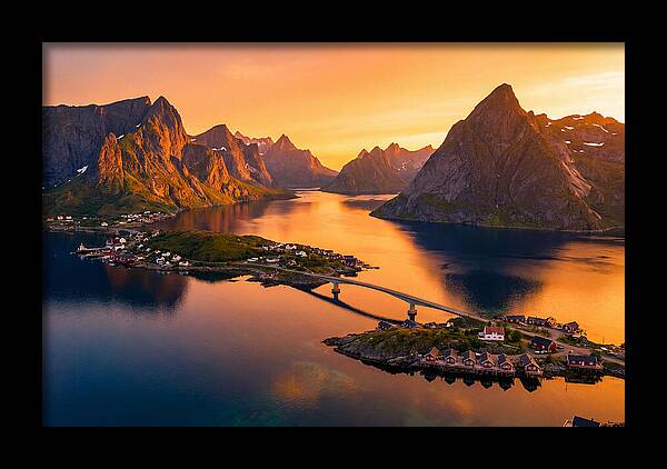 Lofoten Islands Serenity At Sunset